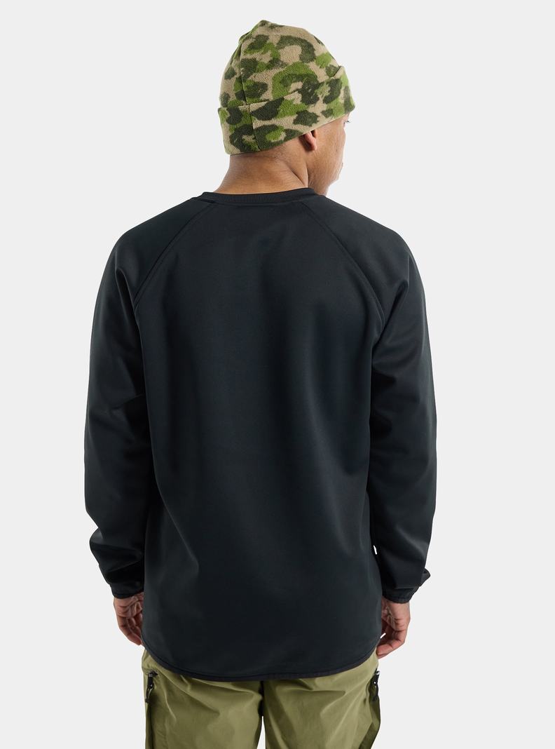 Burton Crown Weatherproof Pullover Crew Sweatshirts Herren Schwarz | 420-GYMFBR