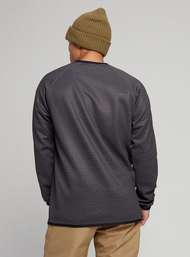 Burton Crown Weatherproof Pullover Crew Sweatshirts Herren Schwarz | 769-EFYNIQ