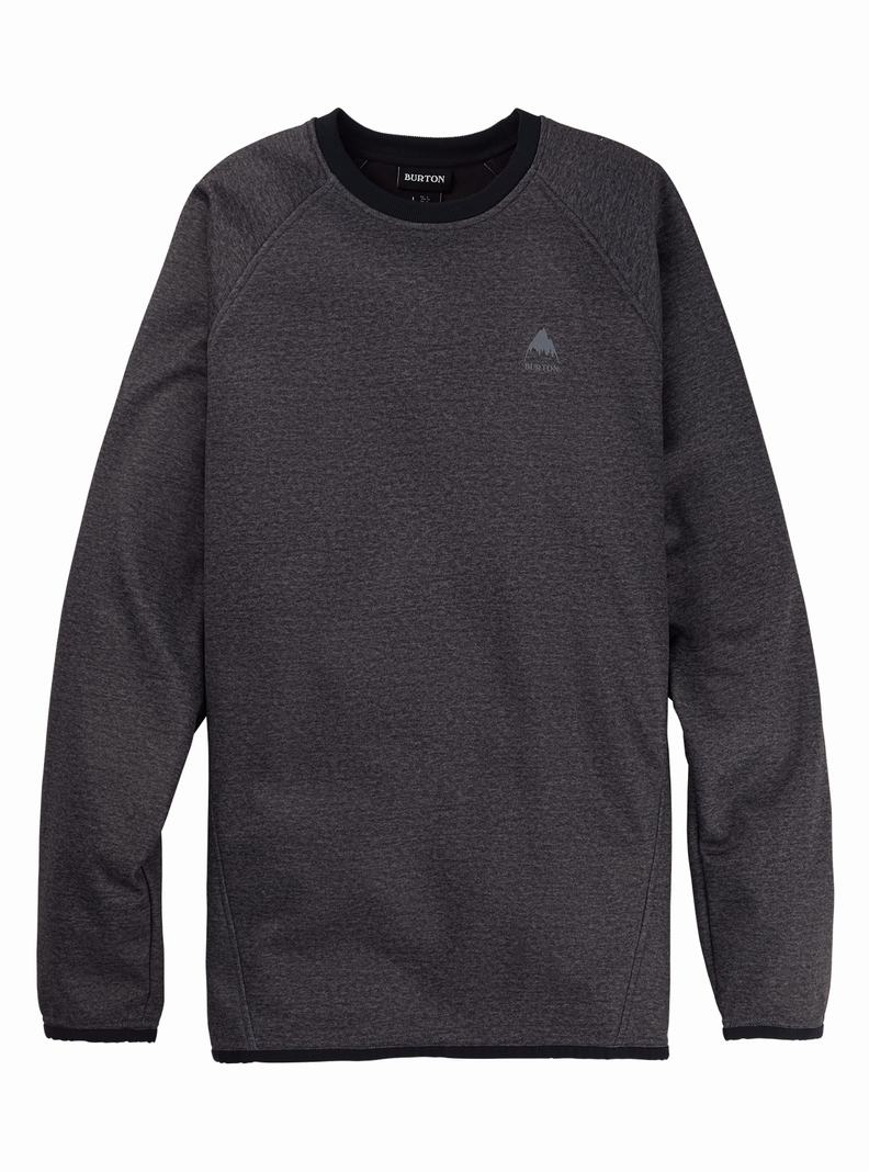 Burton Crown Weatherproof Pullover Crew Sweatshirts Herren Schwarz | 769-EFYNIQ