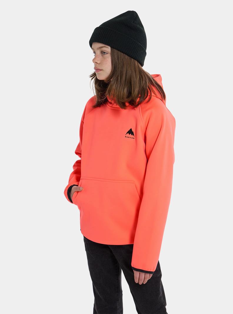Burton Crown Weatherproof Pullover Fleece Sweatshirts Kinder Orange | 054-QYMISK