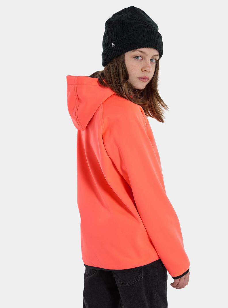 Burton Crown Weatherproof Pullover Fleece Sweatshirts Kinder Orange | 054-QYMISK