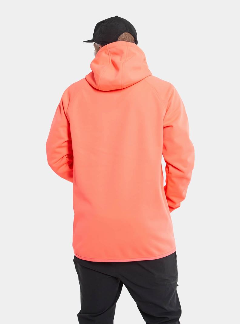 Burton Crown Weatherproof Pullover Fleece Sweatshirts Herren Orange | 162-KGUQMI