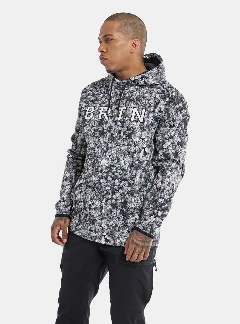 Burton Crown Weatherproof Pullover Fleece Sweatshirts Herren Tiefesgrün | 389-ZGINLY