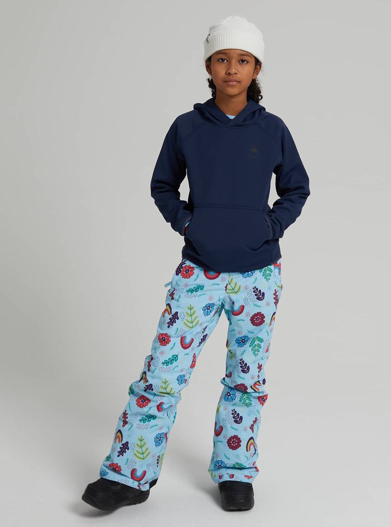 Burton Crown Weatherproof Pullover Fleece Sweatshirts Kinder Blau | 402-YXNPDI