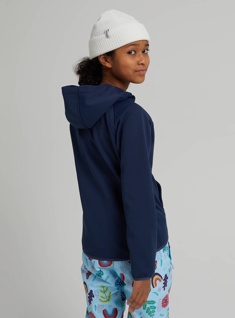 Burton Crown Weatherproof Pullover Fleece Sweatshirts Kinder Blau | 402-YXNPDI