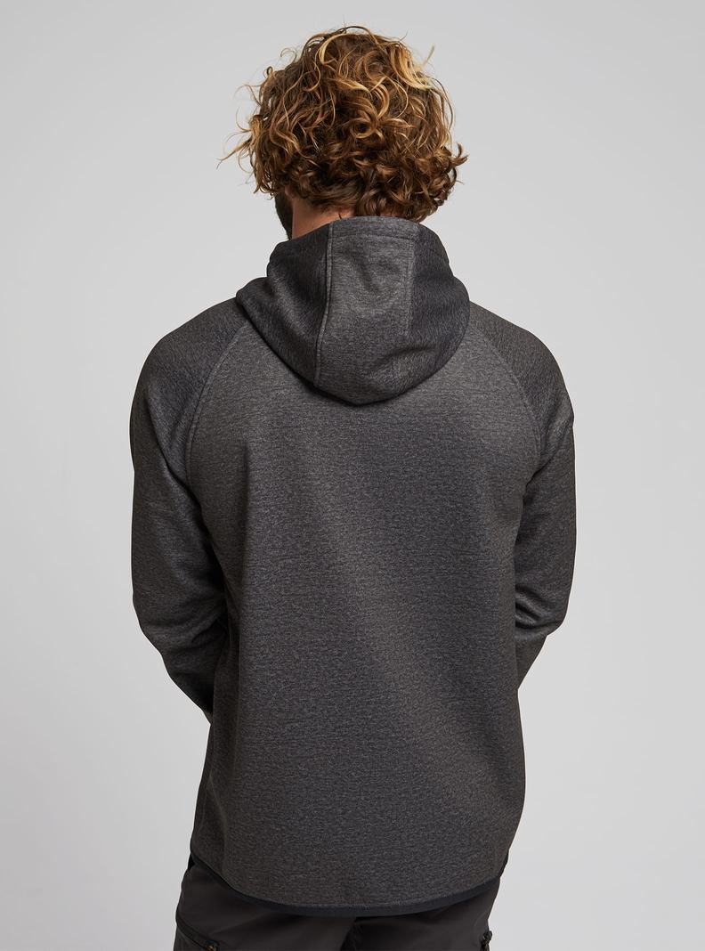 Burton Crown Weatherproof Pullover Fleece Sweatshirts Herren Schwarz | 713-UPBSFE
