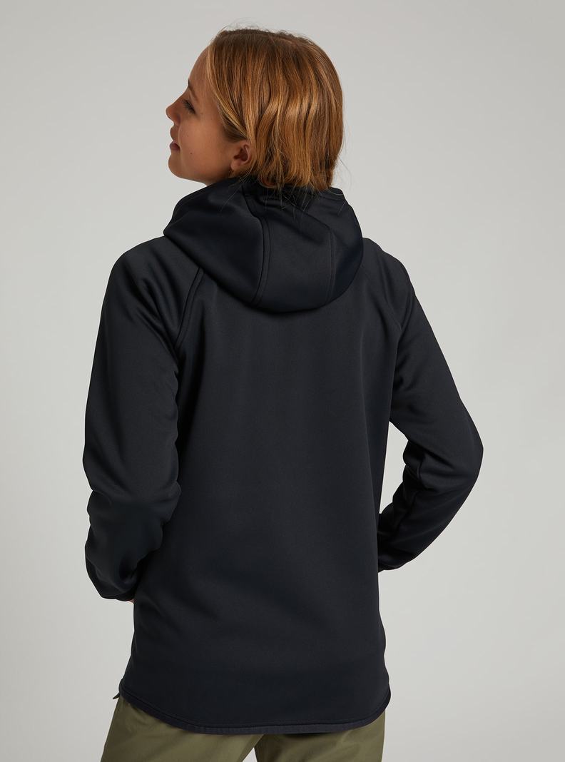 Burton Crown Weatherproof Pullover Fleece Sweatshirts Damen Schwarz | 721-WCSTKV