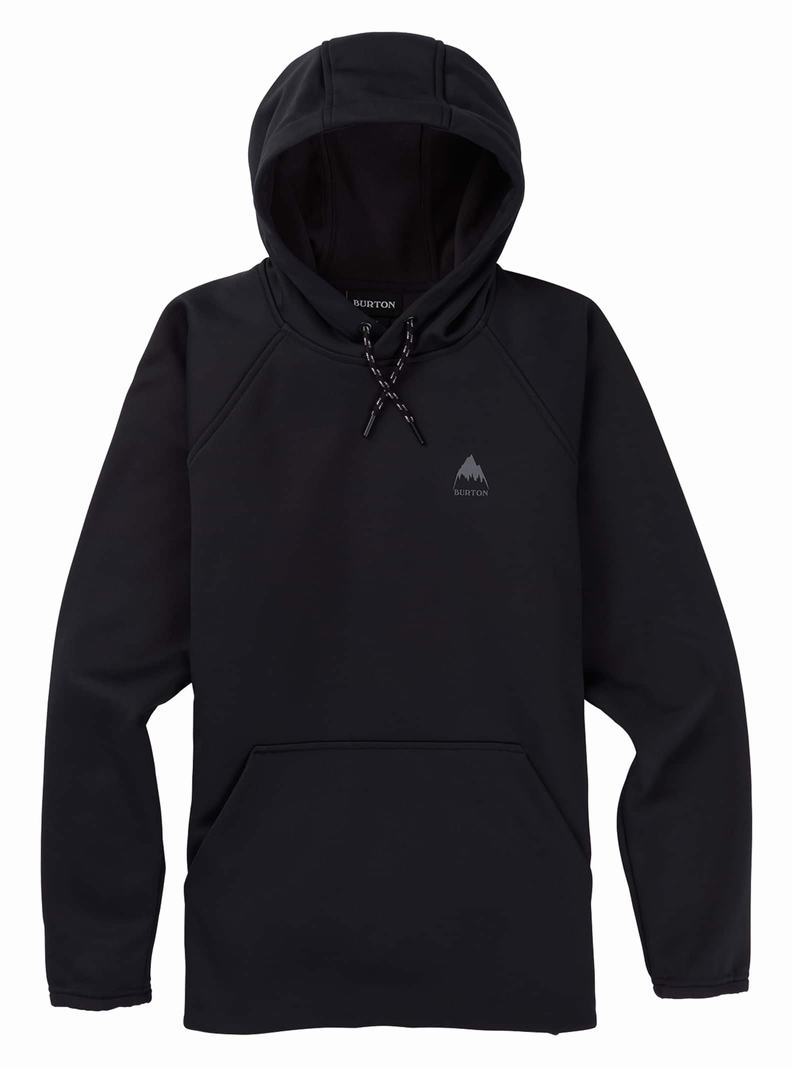 Burton Crown Weatherproof Pullover Fleece Sweatshirts Damen Schwarz | 721-WCSTKV