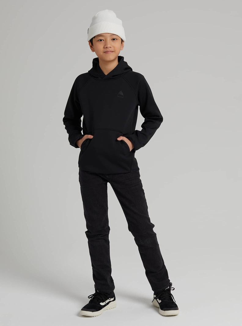 Burton Crown Weatherproof Pullover Fleece Sweatshirts Kinder Schwarz | 804-WJCNUB
