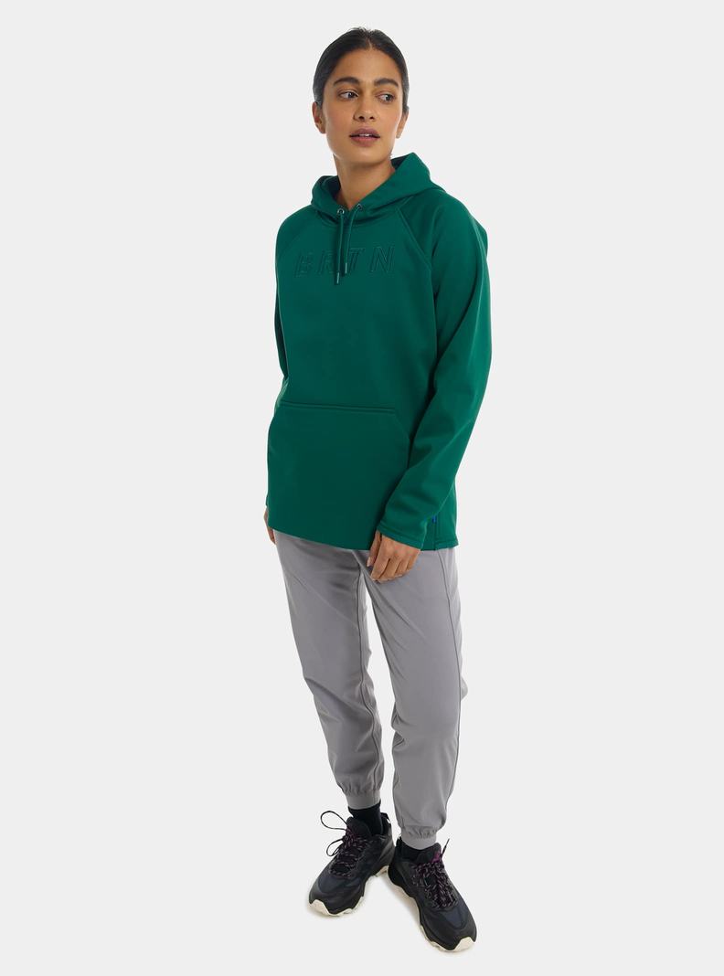 Burton Crown Weatherproof Pullover Fleece Sweatshirts Damen Braun | 948-VKXMIE