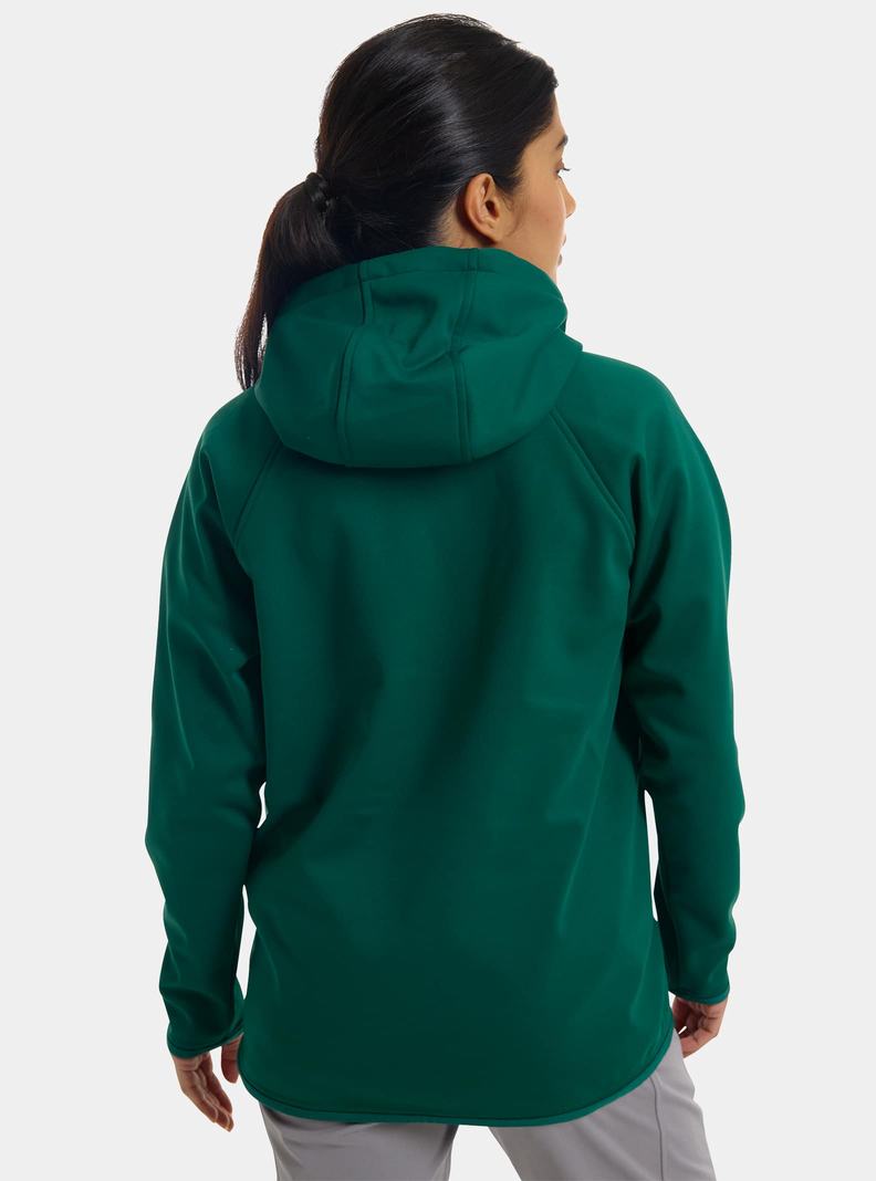 Burton Crown Weatherproof Pullover Fleece Sweatshirts Damen Braun | 948-VKXMIE