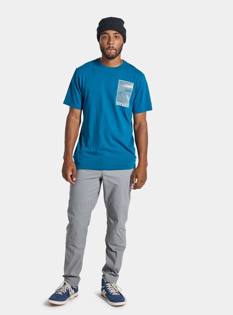 Burton Custom X Kurzes Sleeve T-Shirts Herren Blau | 076-PCKIVA