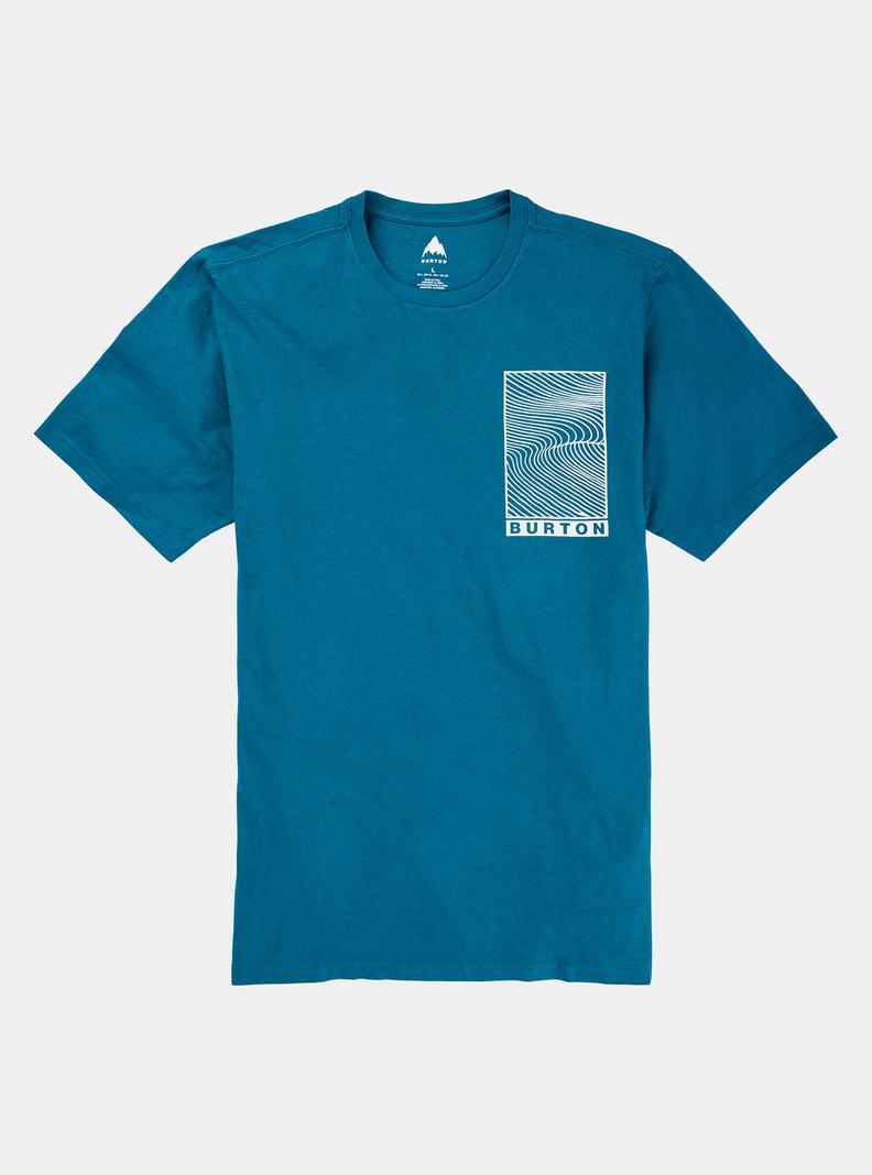 Burton Custom X Kurzes Sleeve T-Shirts Herren Blau | 076-PCKIVA
