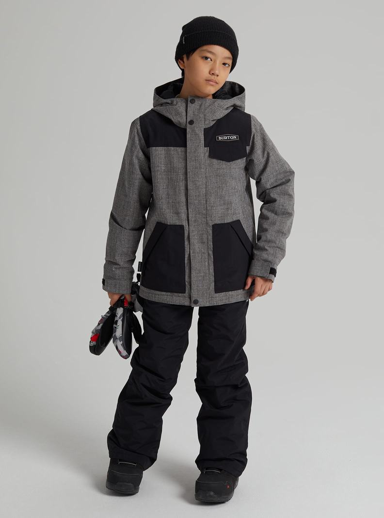 Burton Dugout 2L Snowboardjacke Kinder Grau | 761-BUOJYH
