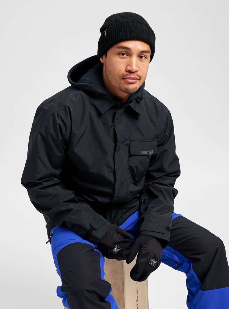 Burton Dunmore 2L Snowboardjacke Herren Schwarz | 253-PSDLAX