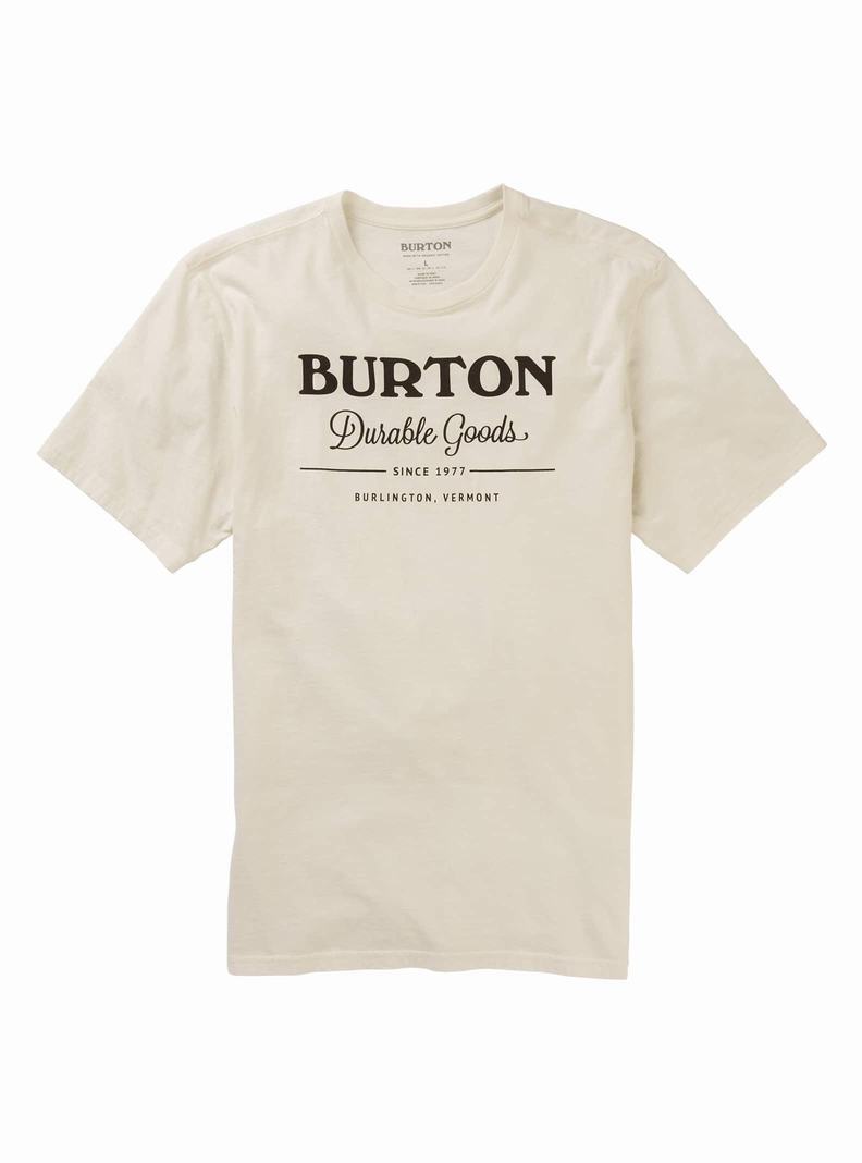 Burton Durable Goods Kurzes Sleeve T-Shirts Damen Weiß | 402-PORAYZ