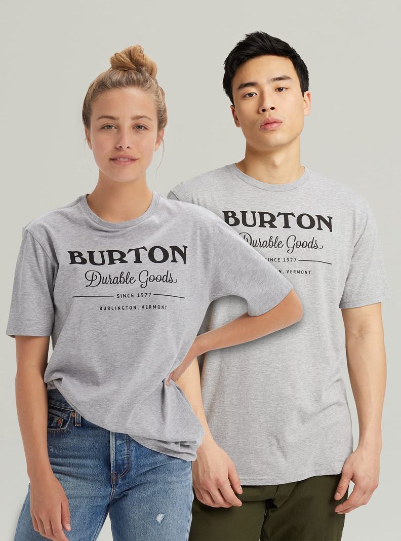 Burton Durable Goods Kurzes Sleeve T-Shirts Damen Grau | 406-RATQKV