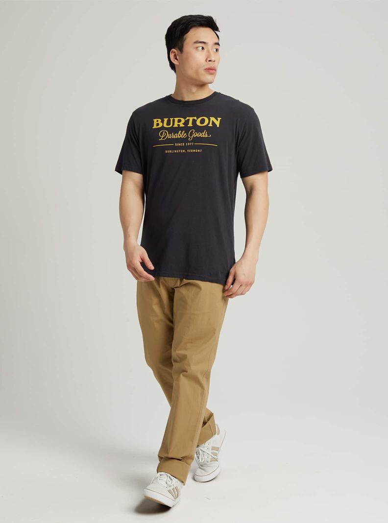 Burton Durable Goods Kurzes Sleeve T-Shirts Herren Schwarz | 698-WEJQUI