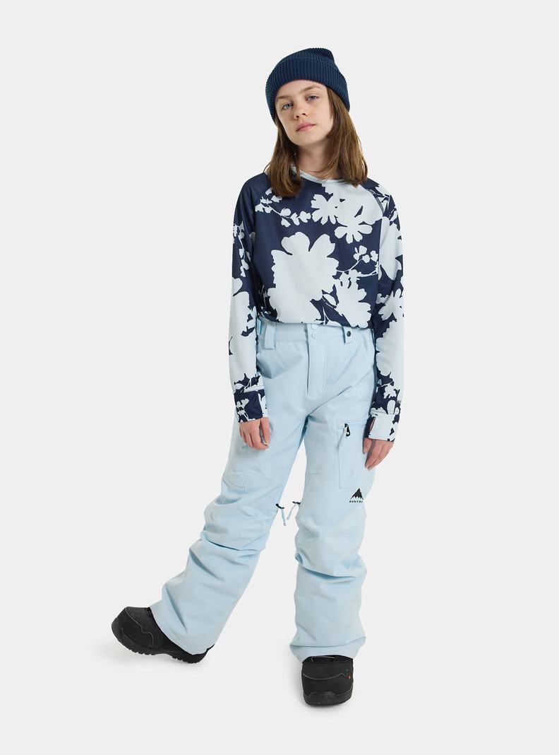 Burton Elite 2L Cargo Snowboardhose Kinder Blau | 037-CIBQAD