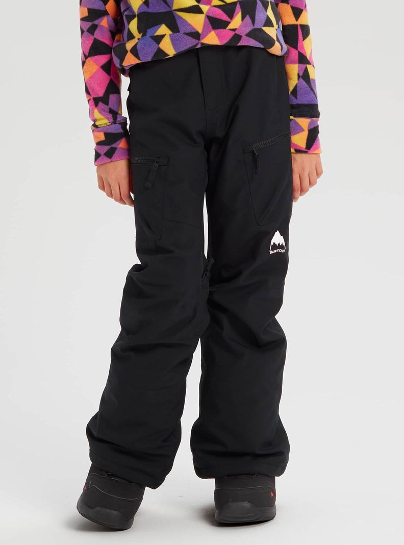 Burton Elite 2L Cargo Snowboardhose Kinder Schwarz | 581-CKUGOS