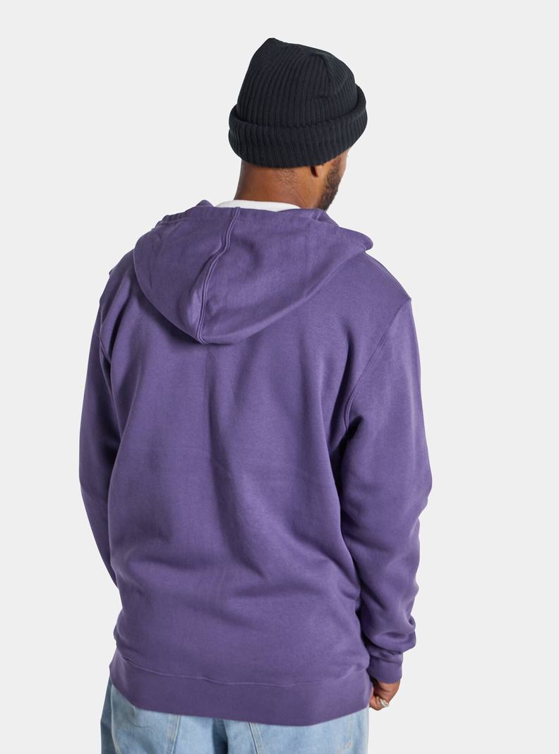 Burton Elite Full-Zip Hoodie Herren Lila | 732-UTKIJH