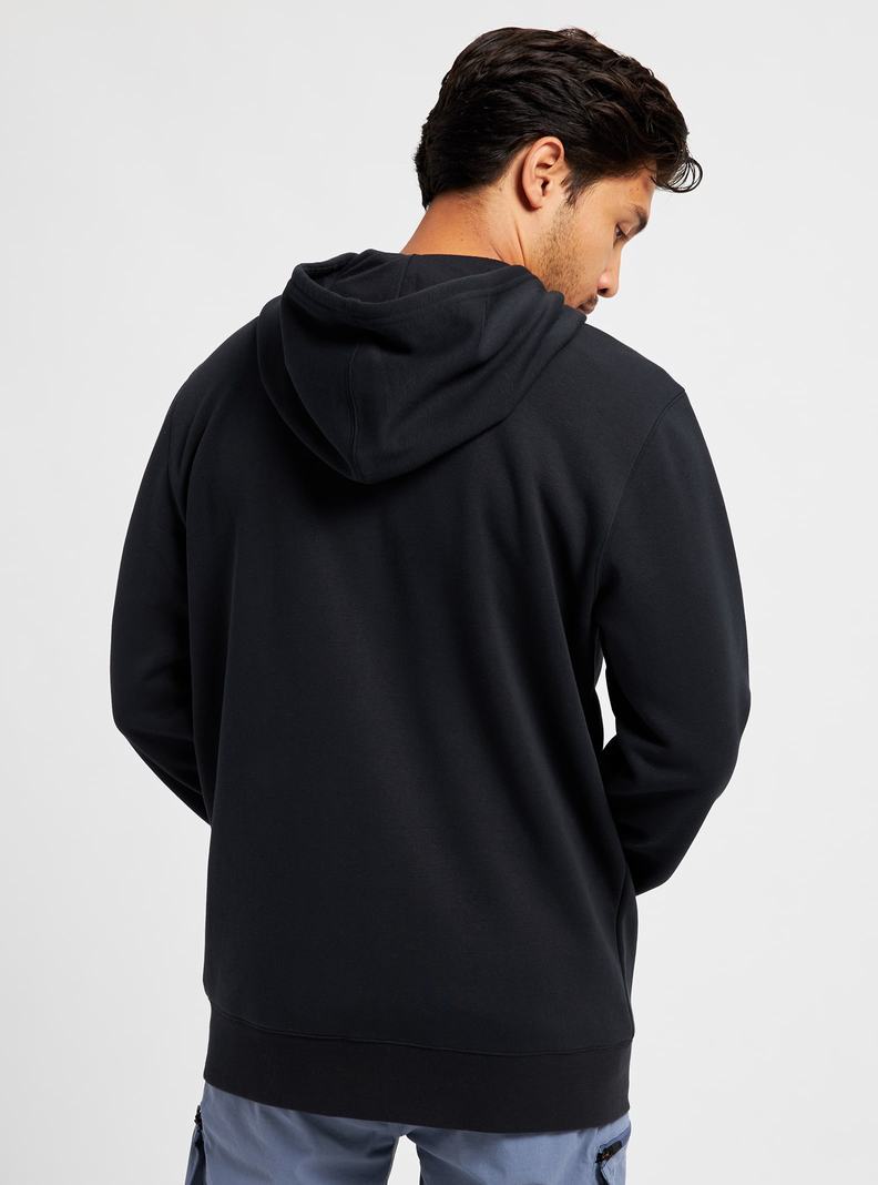 Burton Elite Full-Zip Hoodie Herren Schwarz | 431-SFCDYO