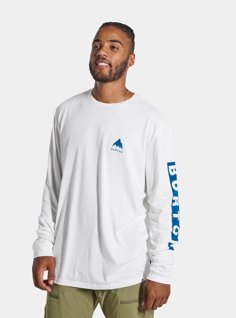 Burton Elite Long Sleeve T-Shirts Herren Weiß | 639-LYSIQP