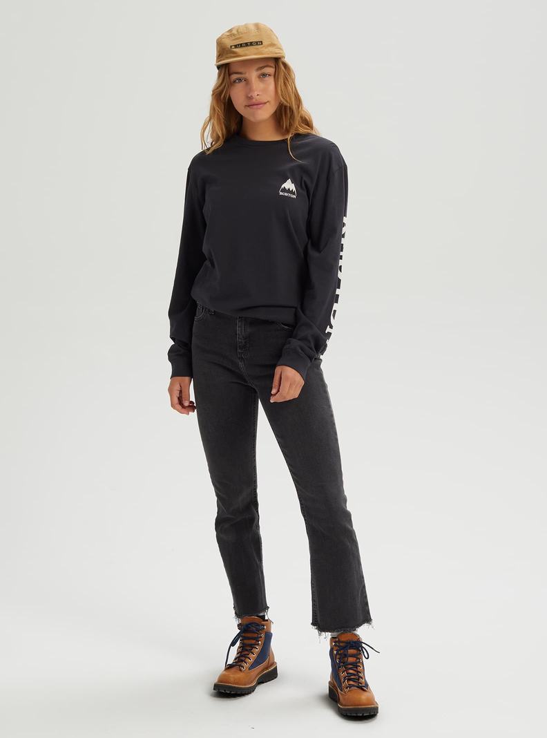 Burton Elite Long Sleeve T-Shirts Herren Schwarz | 703-YPQUZO