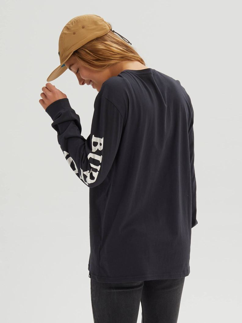 Burton Elite Long Sleeve T-Shirts Herren Schwarz | 703-YPQUZO