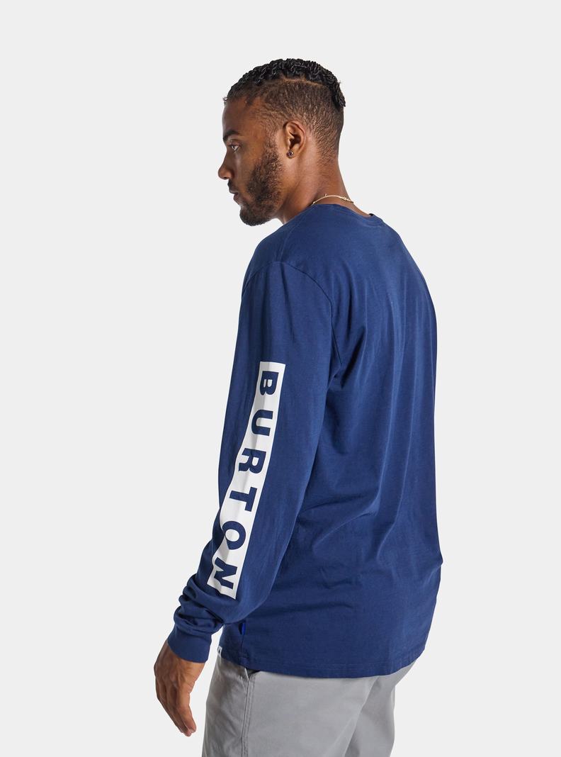 Burton Elite Long Sleeve T-Shirts Herren Blau | 804-WOPIAG