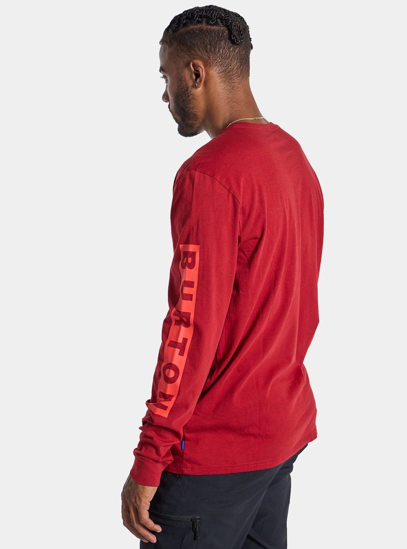 Burton Elite Long Sleeve T-Shirts Herren Rot | 823-GTMHZC
