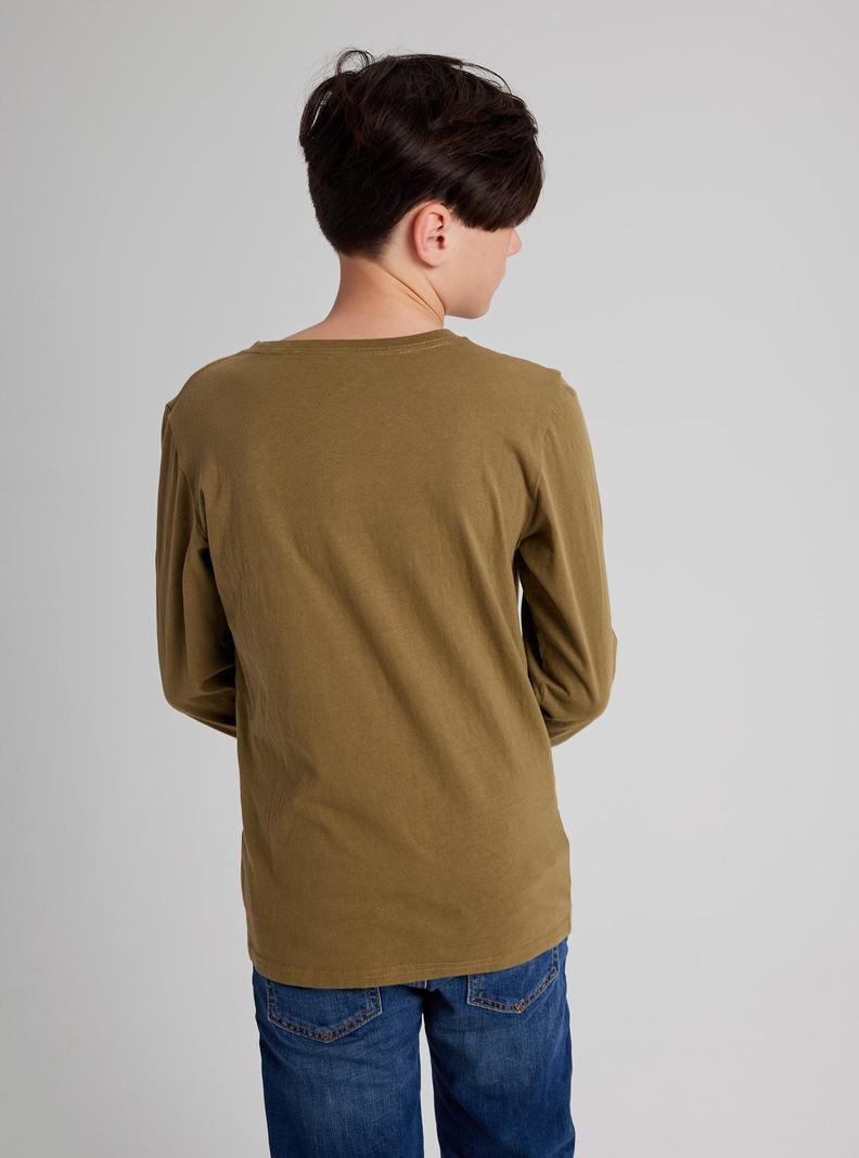 Burton Elite Long Sleeve T-Shirts Kinder Olivgrün | 790-WZGILU