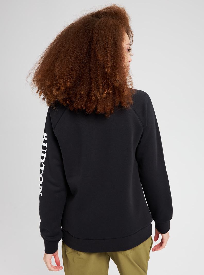 Burton Elite Sweatshirts Damen Schwarz | 904-KRNOUG