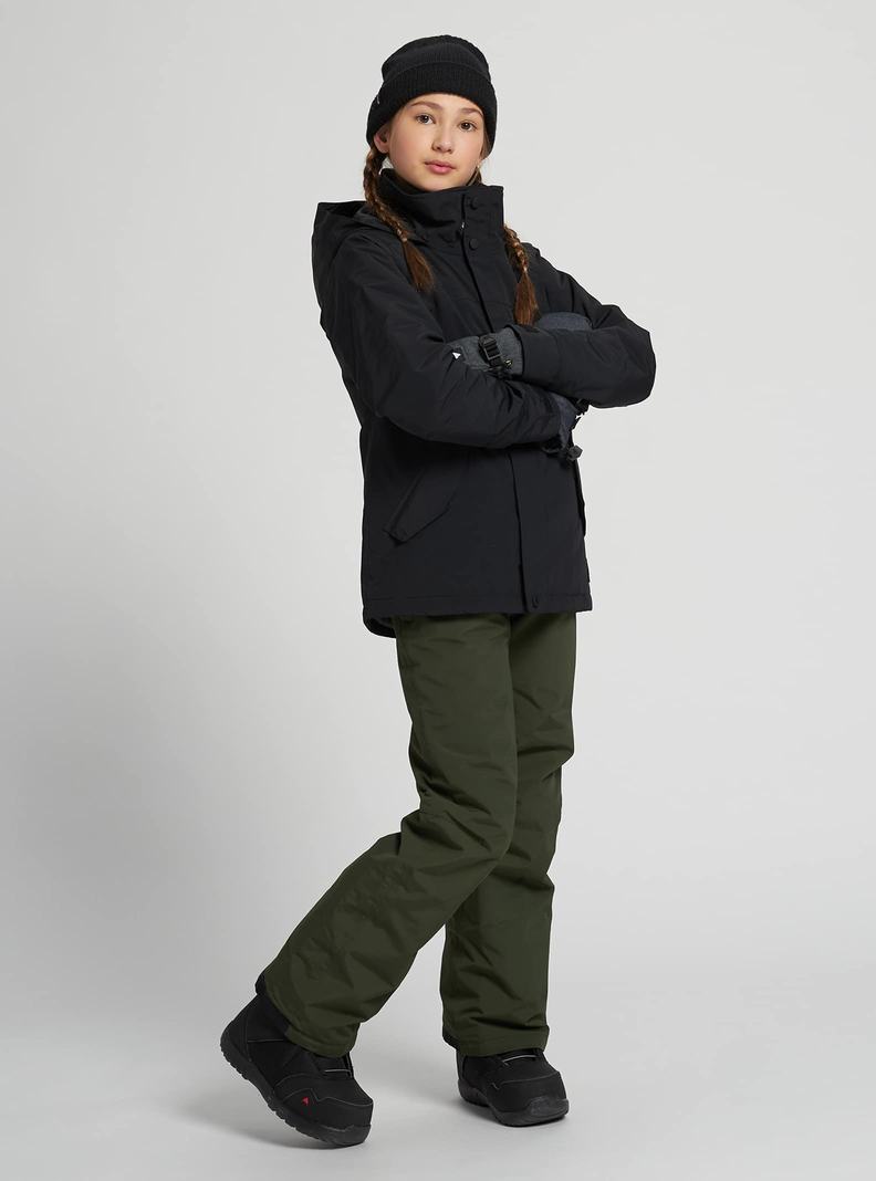 Burton Elodie 2L Snowboardjacke Kinder Schwarz | 537-DUXLQJ