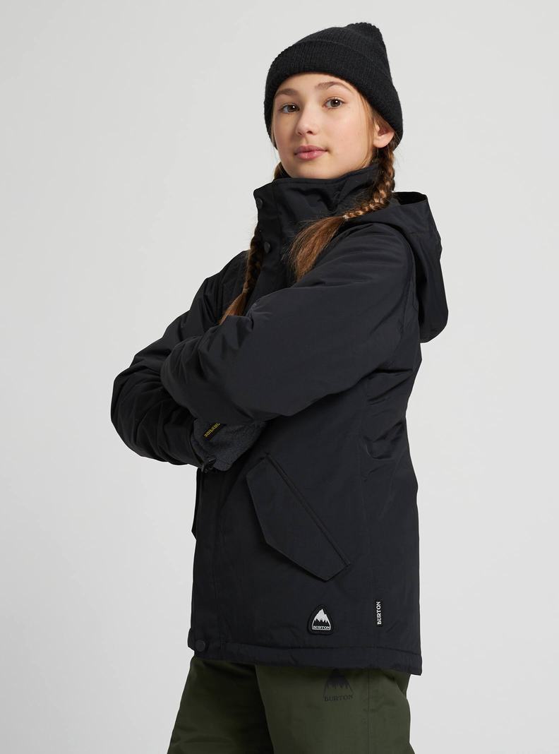 Burton Elodie 2L Snowboardjacke Kinder Schwarz | 537-DUXLQJ
