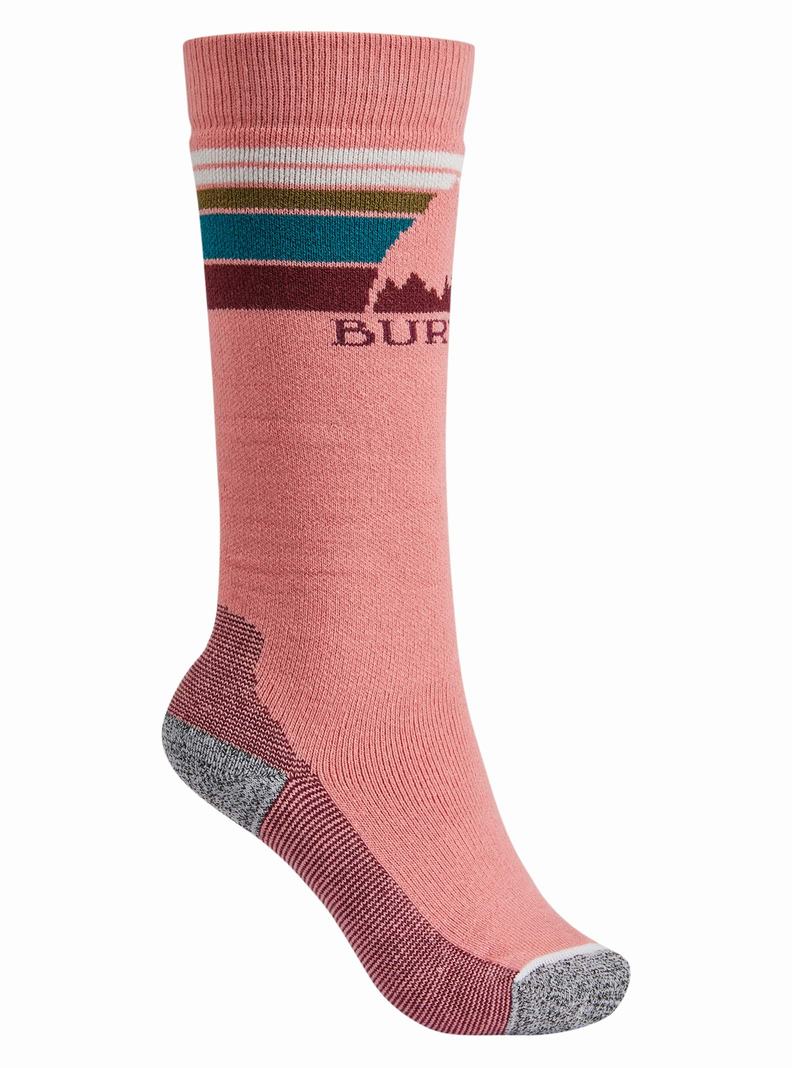 Burton Emblem Midweight Socken Kinder Rosa | 589-FIVMSU