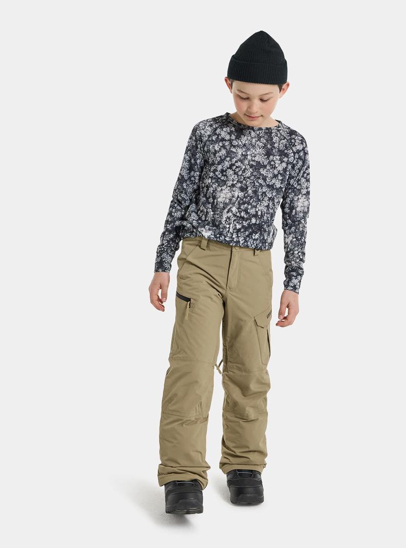 Burton Exile 2L Cargo Snowboardhose Kinder Khaki | 015-LIHEOC