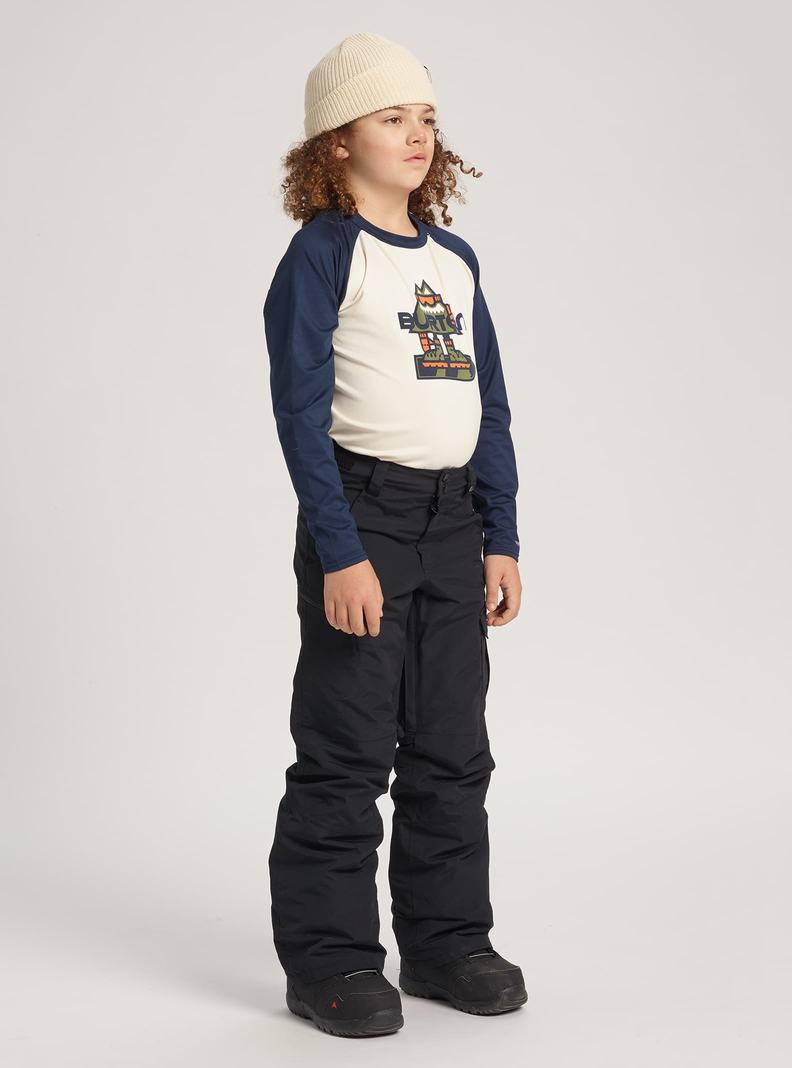 Burton Exile 2L Cargo Snowboardhose Kinder Schwarz | 302-YOGIUB