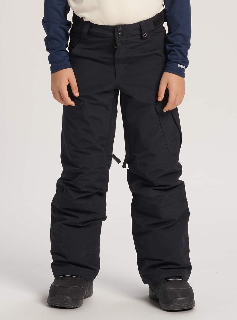Burton Exile 2L Cargo Snowboardhose Kinder Schwarz | 302-YOGIUB