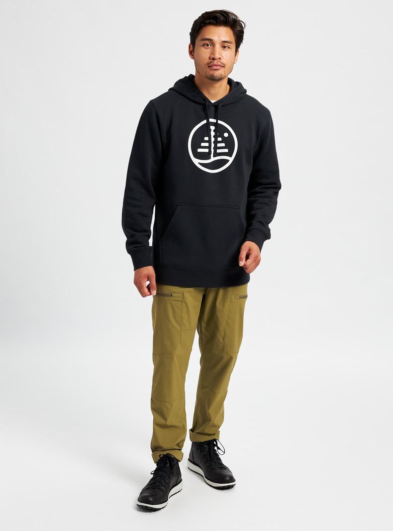 Burton Family Tree Pullover Hoodie Damen Schwarz | 210-IFWGBL