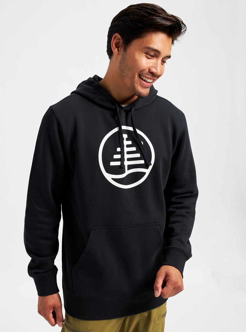 Burton Family Tree Pullover Hoodie Herren Schwarz | 436-FXNZWY