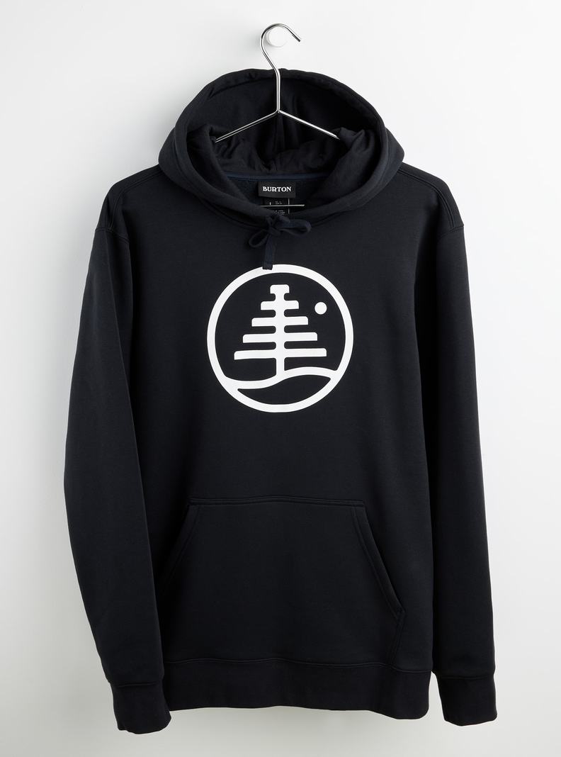 Burton Family Tree Pullover Hoodie Herren Schwarz | 436-FXNZWY