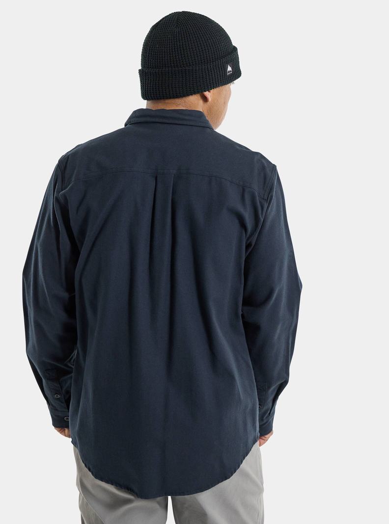 Burton Favorite Long Sleeve Flannel Hemd Herren Schwarz | 548-GWIYXZ