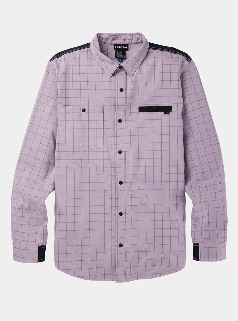 Burton Favorite Performance Long Sleeve Flannel Hemd Herren Lavendel | 257-OTSUCB