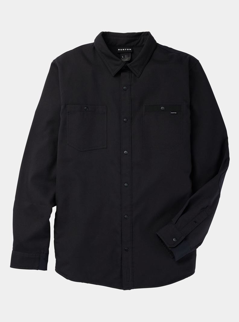 Burton Favorite Performance Long Sleeve Flannel Hemd Herren Schwarz | 913-TNXKIU