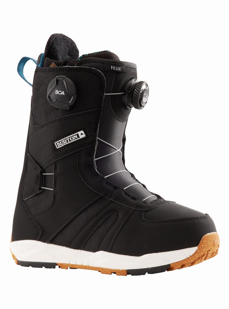 Burton Felix BOA® Snowboardboots Damen Schwarz | 781-FGSYLA