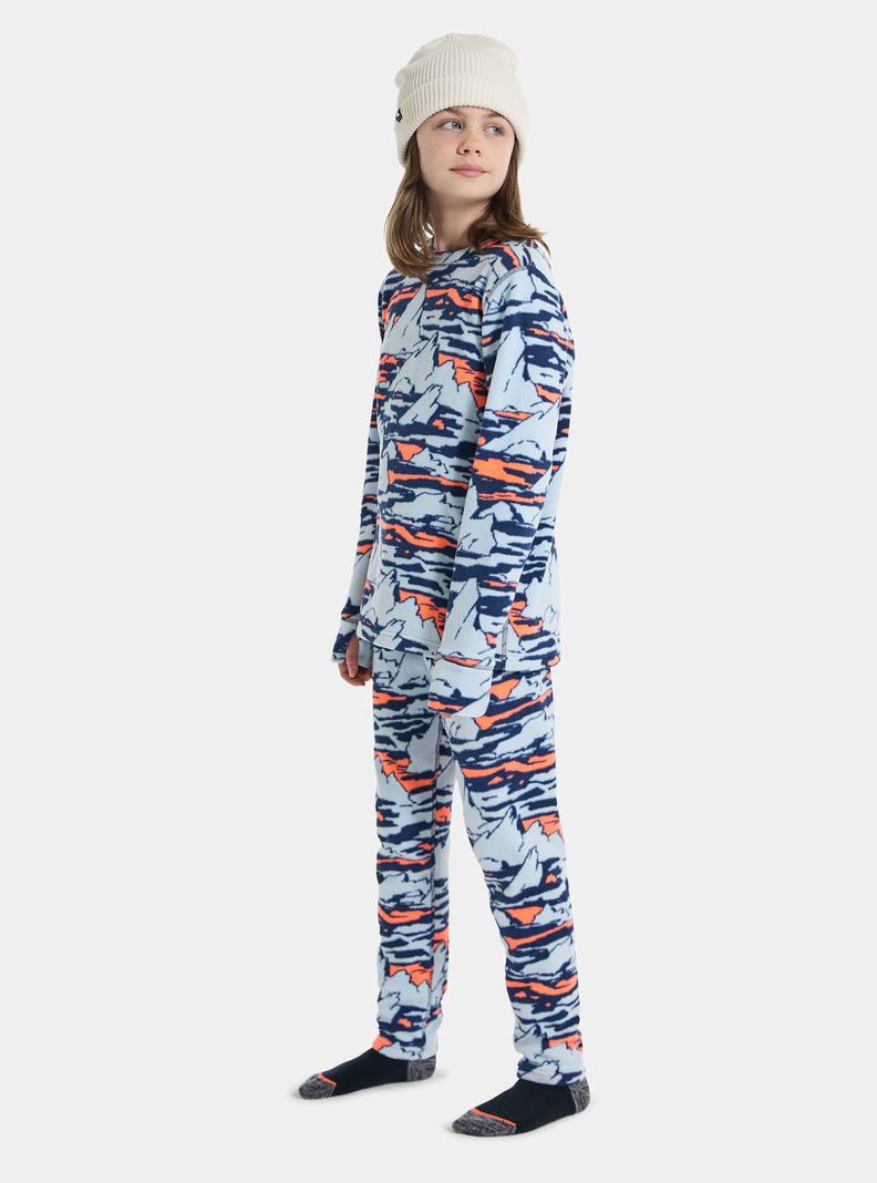 Burton Fleece Base Layer Set Funktionswäsche Kinder Blau | 560-HAFSZX