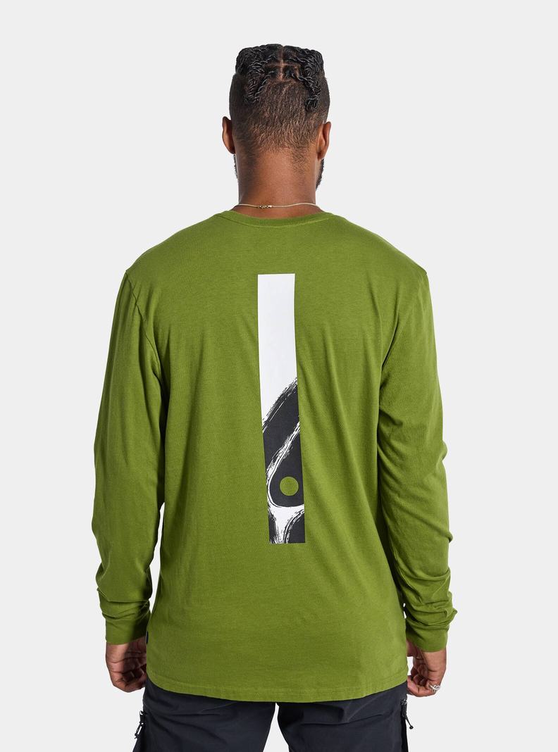Burton Forager Long Sleeve T-Shirts Herren Grün | 035-TFCMAY