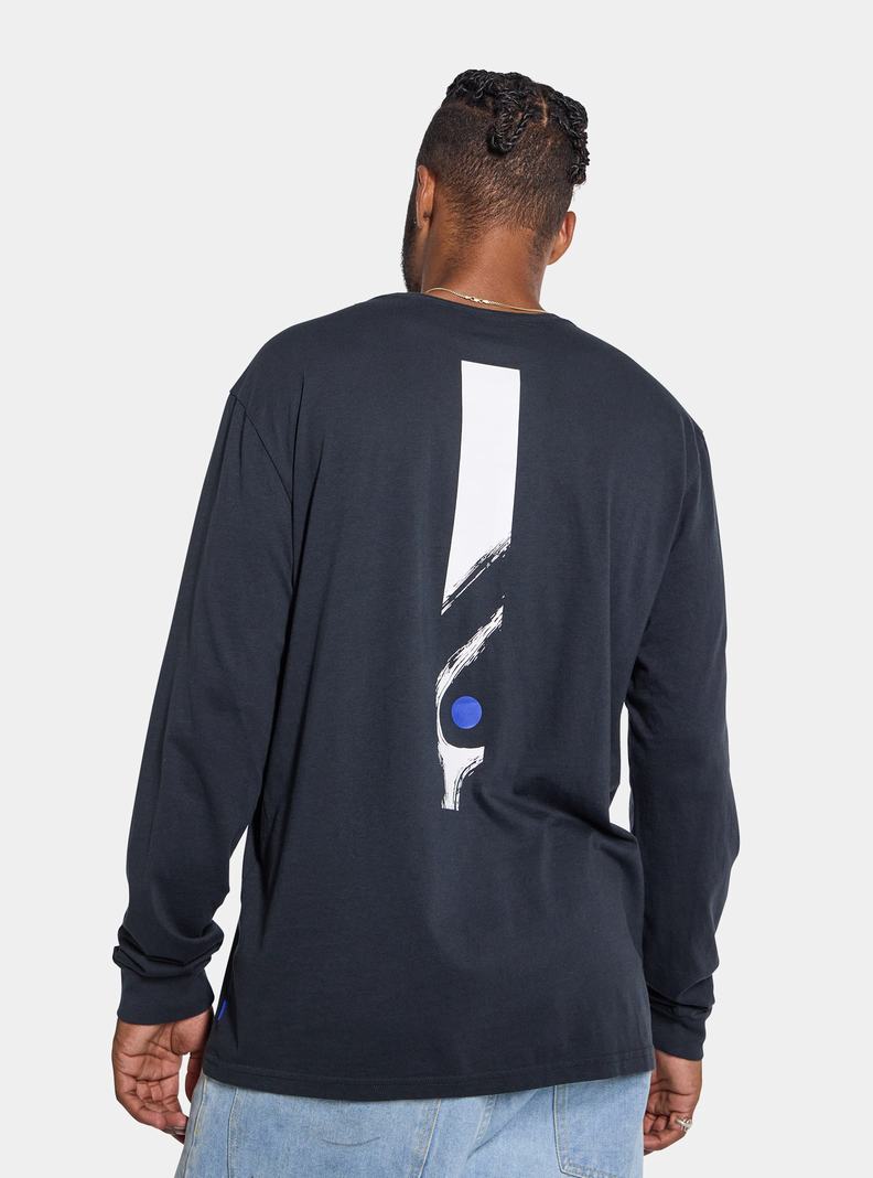 Burton Forager Long Sleeve T-Shirts Herren Schwarz | 264-VOWUHQ