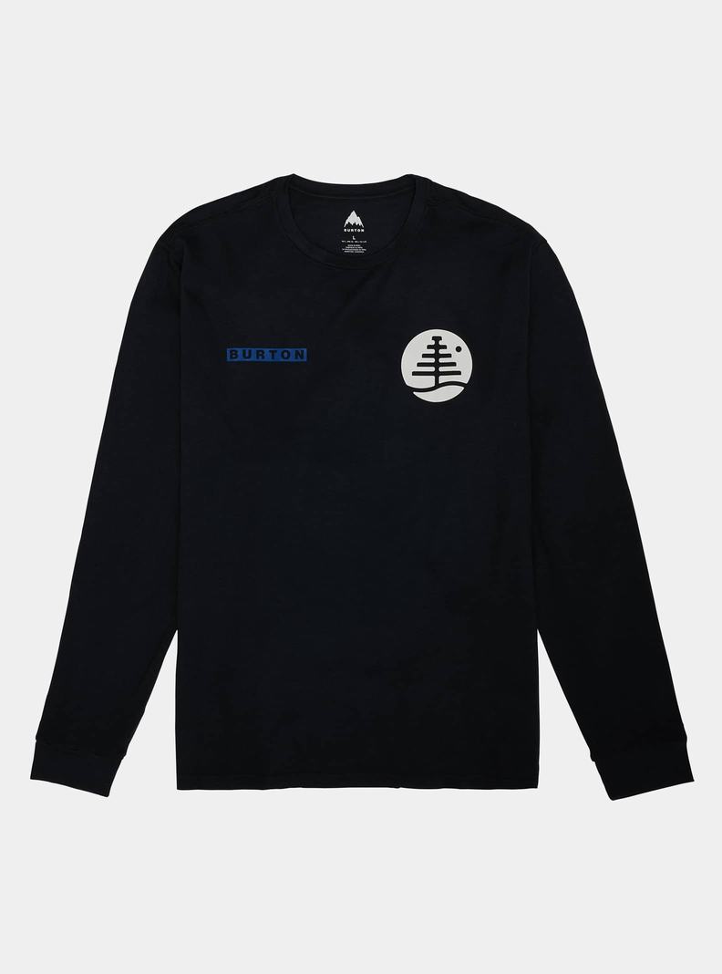 Burton Forager Long Sleeve T-Shirts Herren Schwarz | 264-VOWUHQ